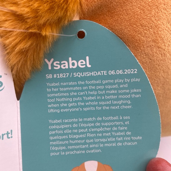 Squishmallows 8inch Ysabel The Brown Cocker Spaniel Golden Retriever Plush Toy - Picture 6 of 8